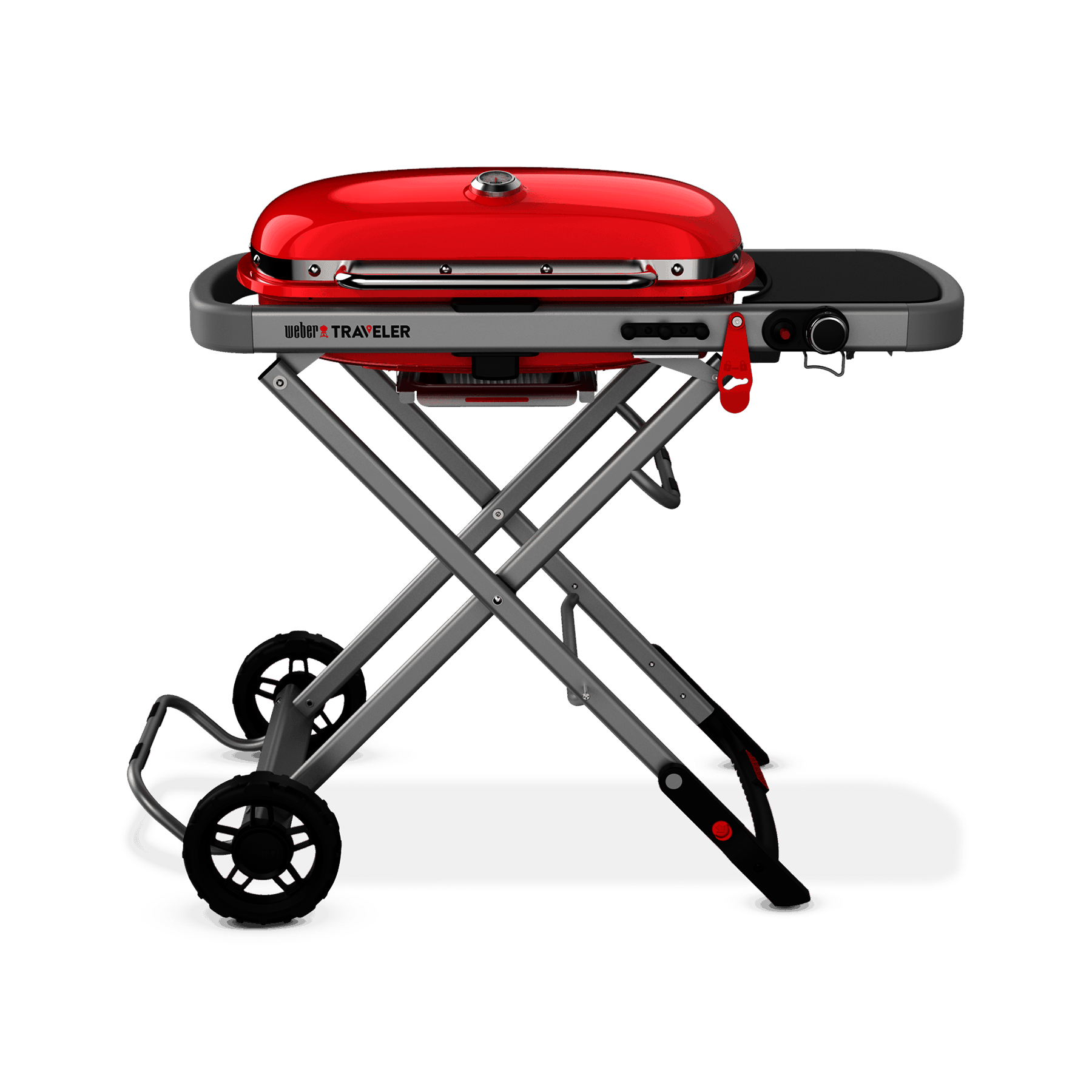 Weber Traveler® Portable Gas Grill - Red