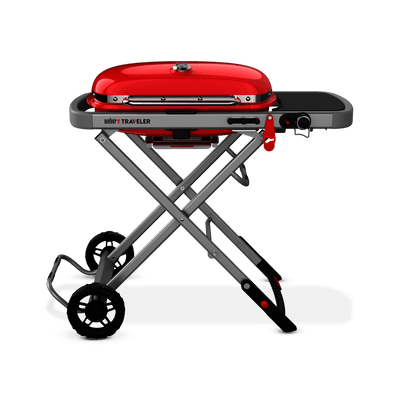 Weber Traveler® Portable Gas Grill - Red
