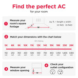 14,000 BTU Window Room Air Conditioner with Wi-Fi