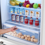 Forno Milano 2-Piece 62-Inch Freestanding Dual Bottom Freezer Refrigerator, White - 34.4 cu.ft, Touch Control, Ice Maker