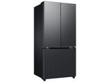 18 cu. ft. Counter Depth 3-Door French Door Refrigerator in Matte Black Steel