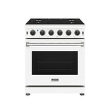 30 Inch Professional Gas Range In White