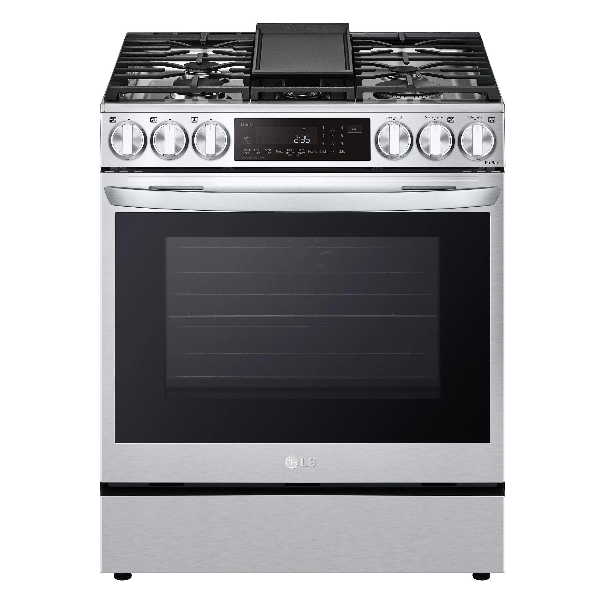 6.3 cu. ft. Smart Dual Fuel Slide-in Range with InstaView®, ProBake Convection®, Air Fry and Air Sous Vide