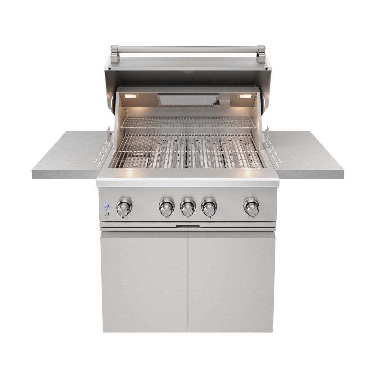 36-inch 4 Burners Built In Gas Grill On Cart With Sear/rear Infrared Burner & Rotisserie Natural Gas