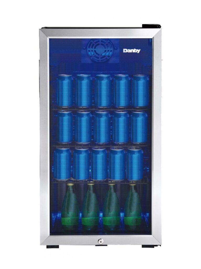 Danby 3.1 cu. ft. Free-Standing Beverage Center in Stainless Steel
