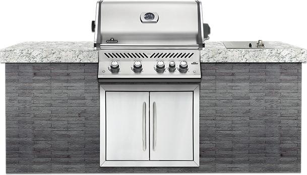 Built-In Prestige ® 500 RB Stainless Steel with Infrared Rear Burner
