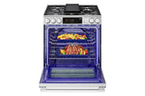6.3 cu ft. Smart Gas Slide-In Range with InstaView®, ProBake Convection®, and Air Fry