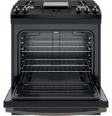 GE® 30" Slide-In Front Control Gas Range