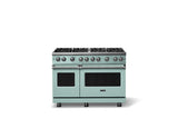 48"W. Sealed Burner Gas Range (Burner: 8b, Finish: Splash, Trim: Polished Chrome, Fuel: Propane)