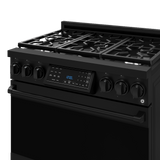36 Inch Professional Lp Range With Tilt Panel Touch Control In Black  Gordon Ramsay Series