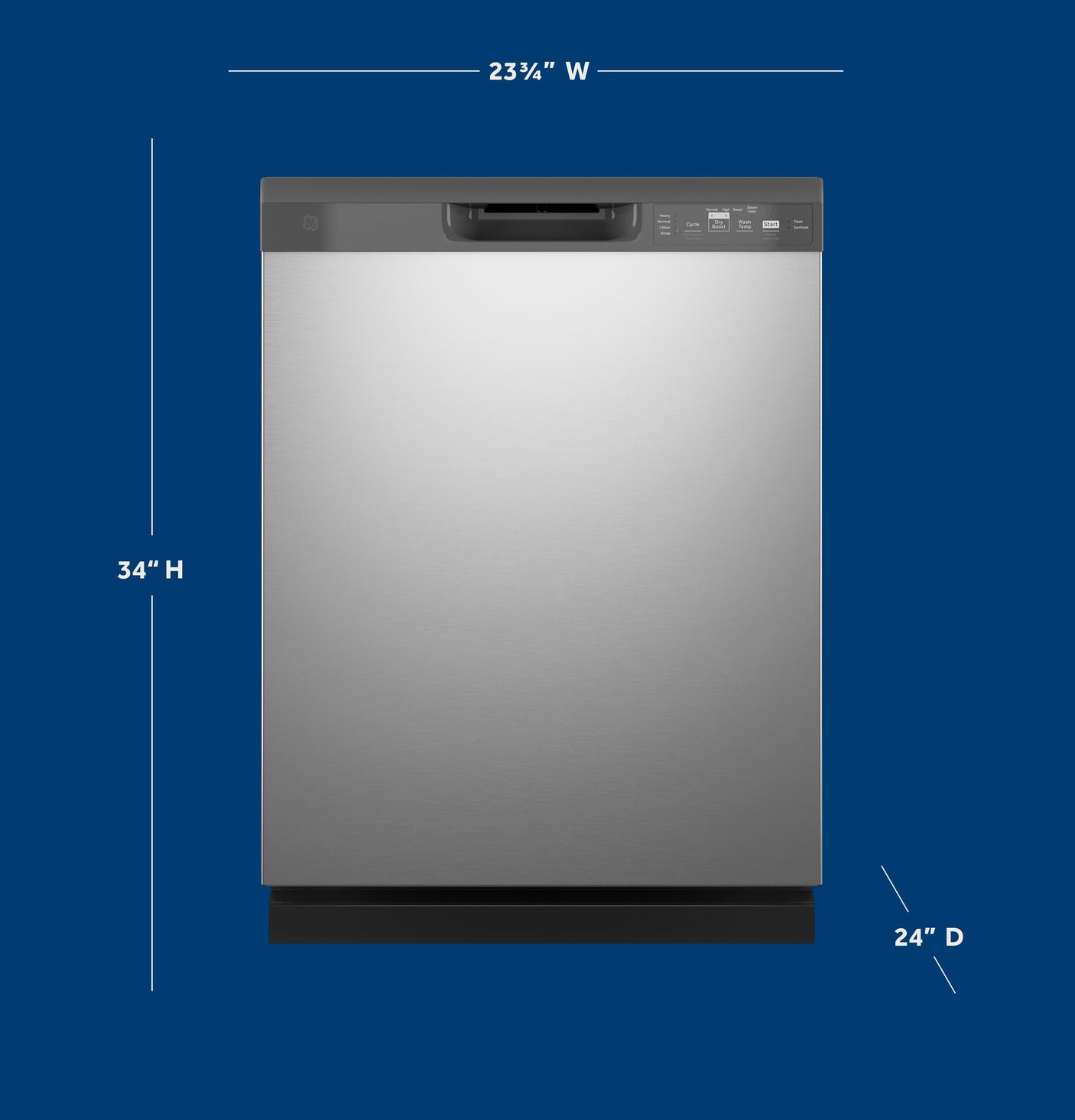 GE ENERGY STAR Dishwasher with Front Controls