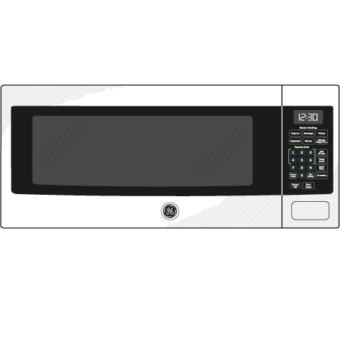 GE Profile™ 1.1 Cu. Ft. Countertop Microwave Oven