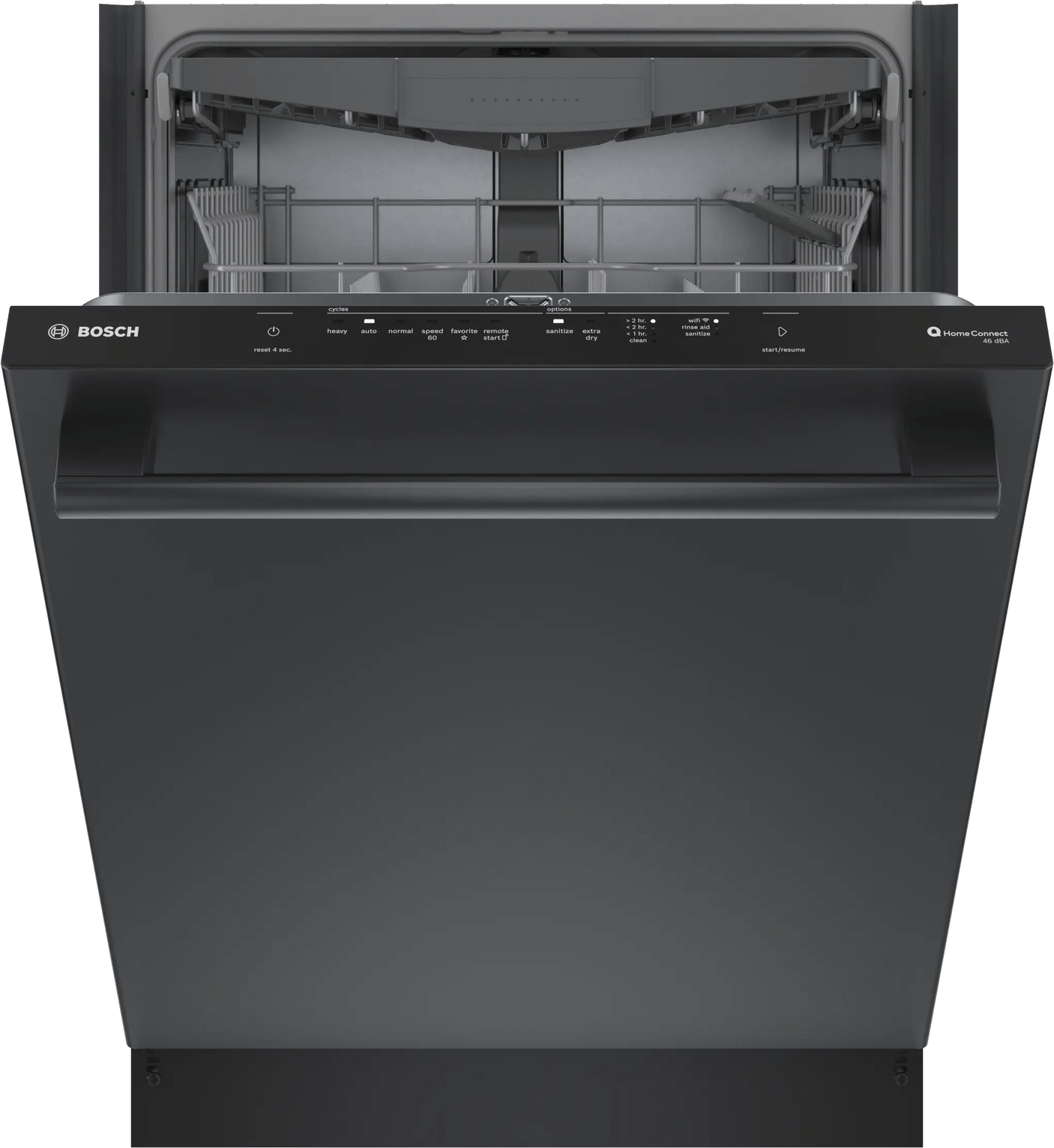 100 Premium Dishwasher 24" Black stainless steel