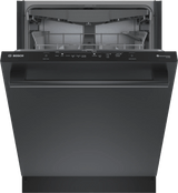 100 Premium Dishwasher 24" Black stainless steel