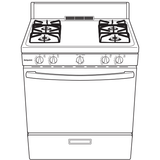 Hotpoint® 30" Free-Standing Gas Range