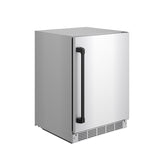Gordon Ramsay Collection 24 Inch Outdoor Undercounter Beverage Cooler In Stainless Steel/black