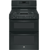 GE® 30" Free-Standing Gas Double Oven Convection Range