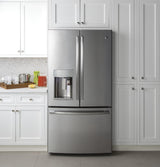 GE Profile™ Series ENERGY STAR® 27.7 Cu. Ft. Smart French-Door Refrigerator with Keurig® K-Cup® Brewing System