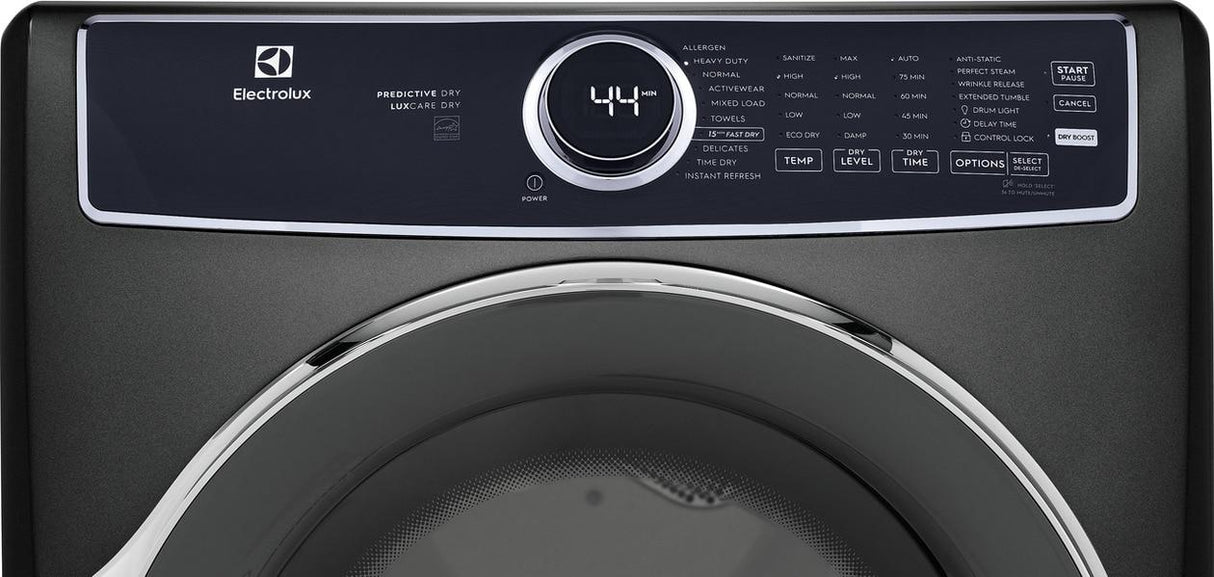 Front Load Perfect Steam™ Electric Dryer with Predictive Dry™ and Instant Refresh - 8.0 Cu. Ft.