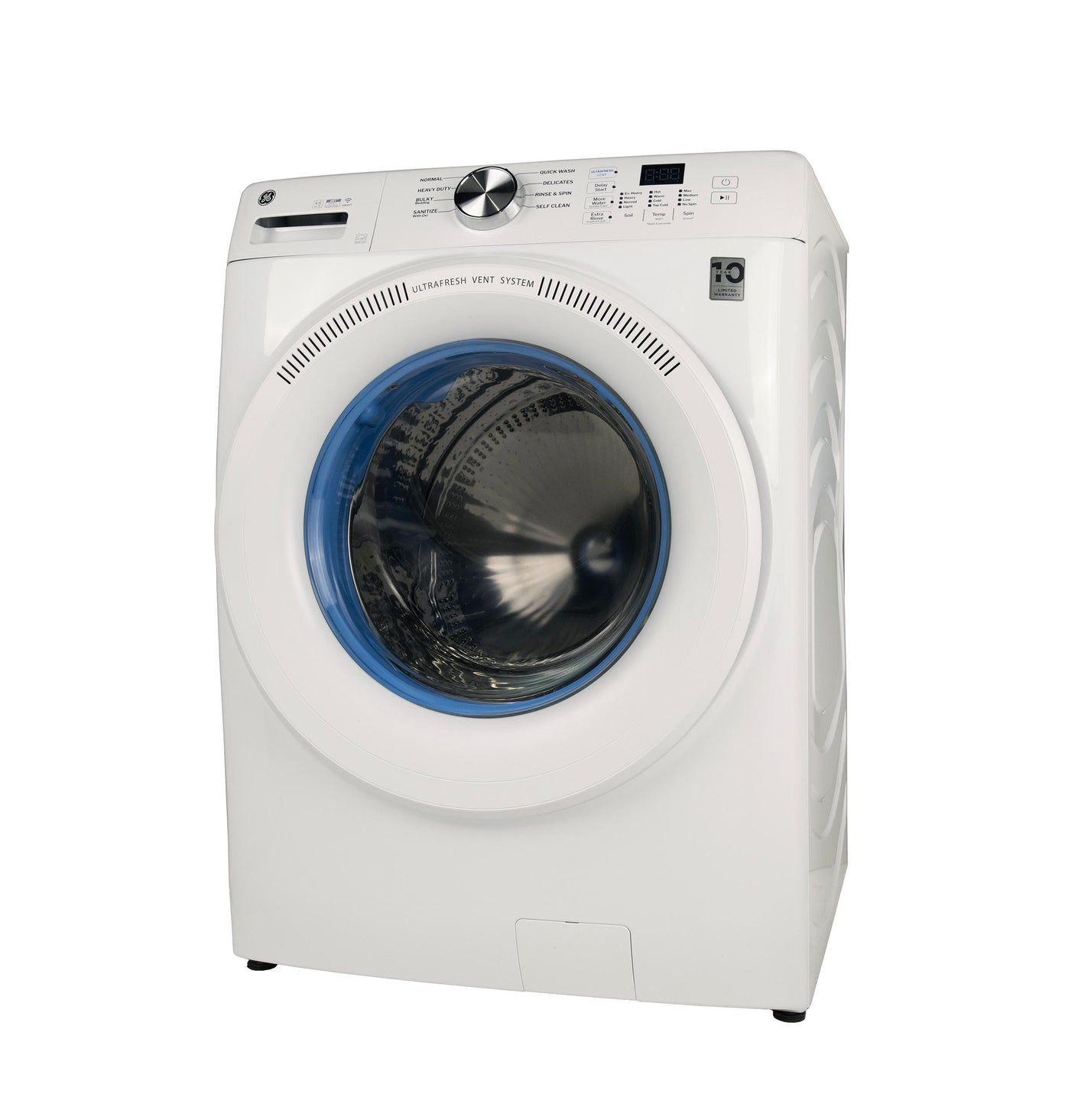 GE® ENERGY STAR® 4.6 cu. ft. Capacity Smart Front Load Washer with UltraFresh Vent System with OdorBlock™
