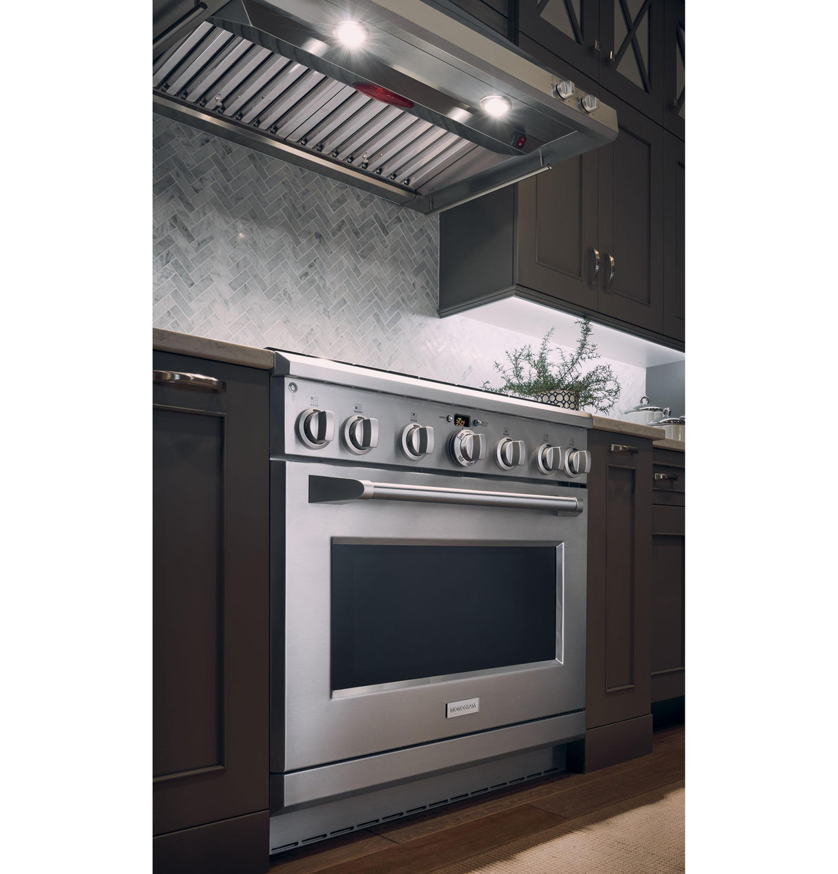 Monogram 36" Dual-Fuel Professional Range with 6 Burners (Natural Gas)