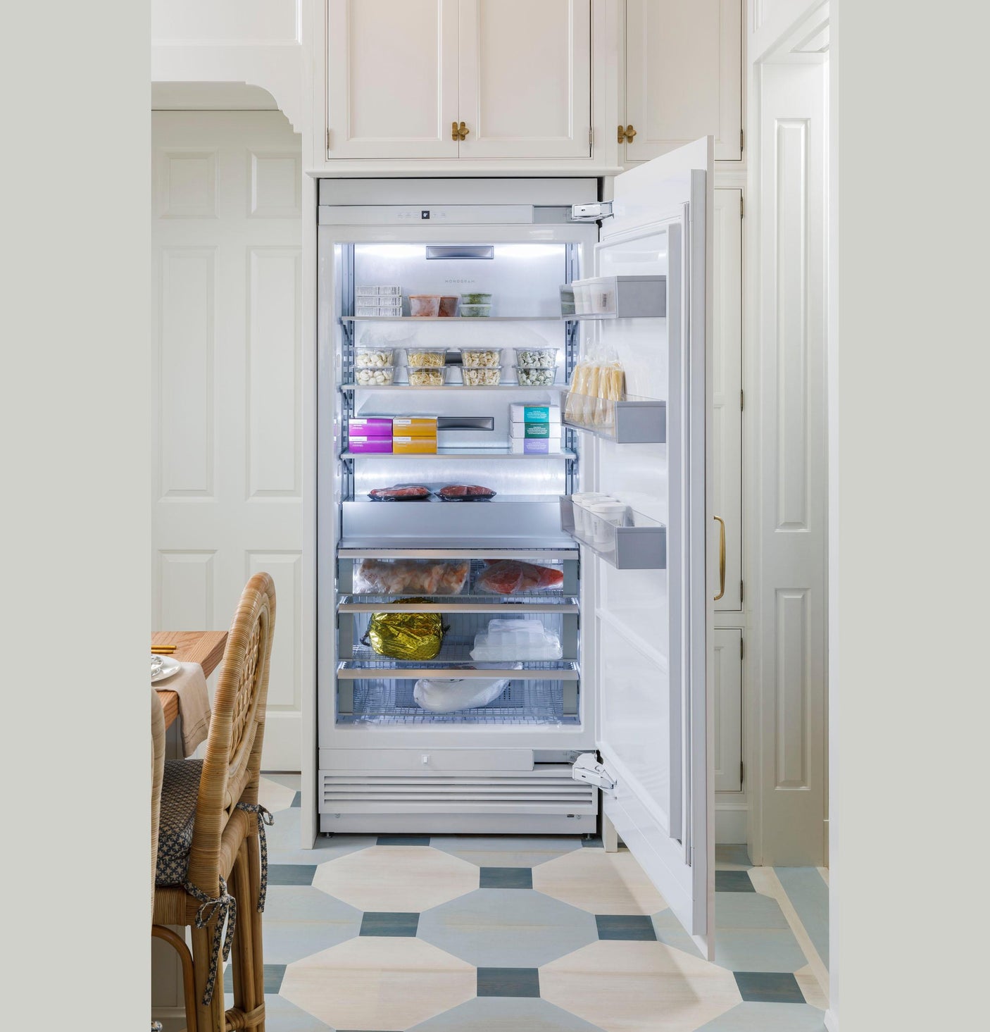 Monogram 36" Panel-Ready Integrated Column Freezer