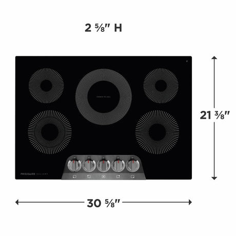 30" Electric Cooktop