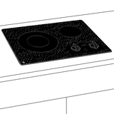 GE® 21" Electric Radiant Cooktop