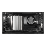 Verona VUFSGE486DSS 48 inch Ultima Collection Dual Fuel Range with 6 Brass Sealed Burners, 5.8 cu. ft. Oven Capacity, Digital Clock in Stainless Steel