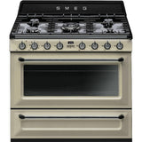 Free-standing Dual Fuel Cavity "Victoria" Range Approx. 36" Cream