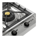 ILVE UHCP965FNSSBLP Nostalgie II 36 inch Built-In Gas Cooktop with Griddle, in Stainless Steel (Liquid Propane, Burnished)