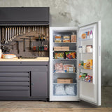 Element 14.0 cu. ft. Upright Convertible Freezer / Refrigerator - White, ENERGY STAR (EXUF14CEEW)