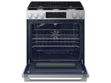 Bespoke Smart Slide-in Dual Fuel Range Pro Style Elite Design  Illuminated Knobs  Air Fry Max