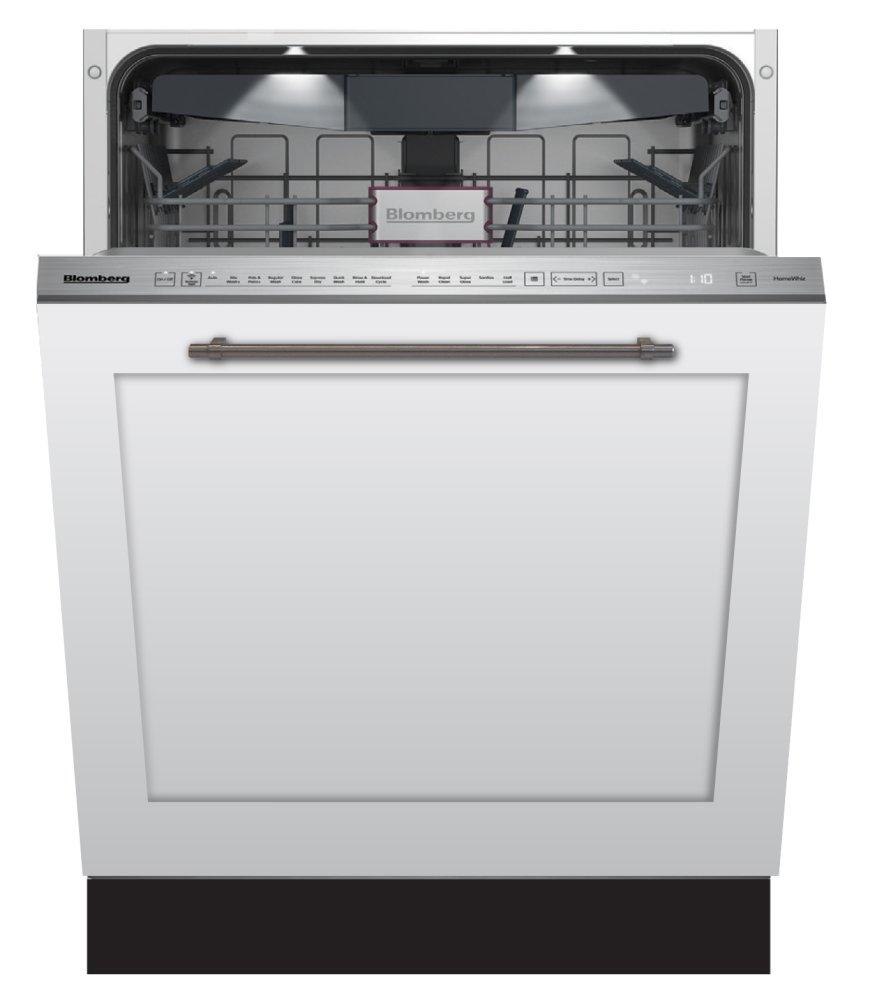 24in Dishwasher Overlay 45dBA top digital touch control 3rd rack 8 cycle, active vent drying, beam on floor, interior light