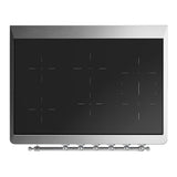 ILVE UMIB36NR3SSC Majestic III 36 inch Induction Range with 6 Elements, 3.5 cu. ft. Total Oven Capacity (Triple Glass Door, Stainless Steel, Chrome)