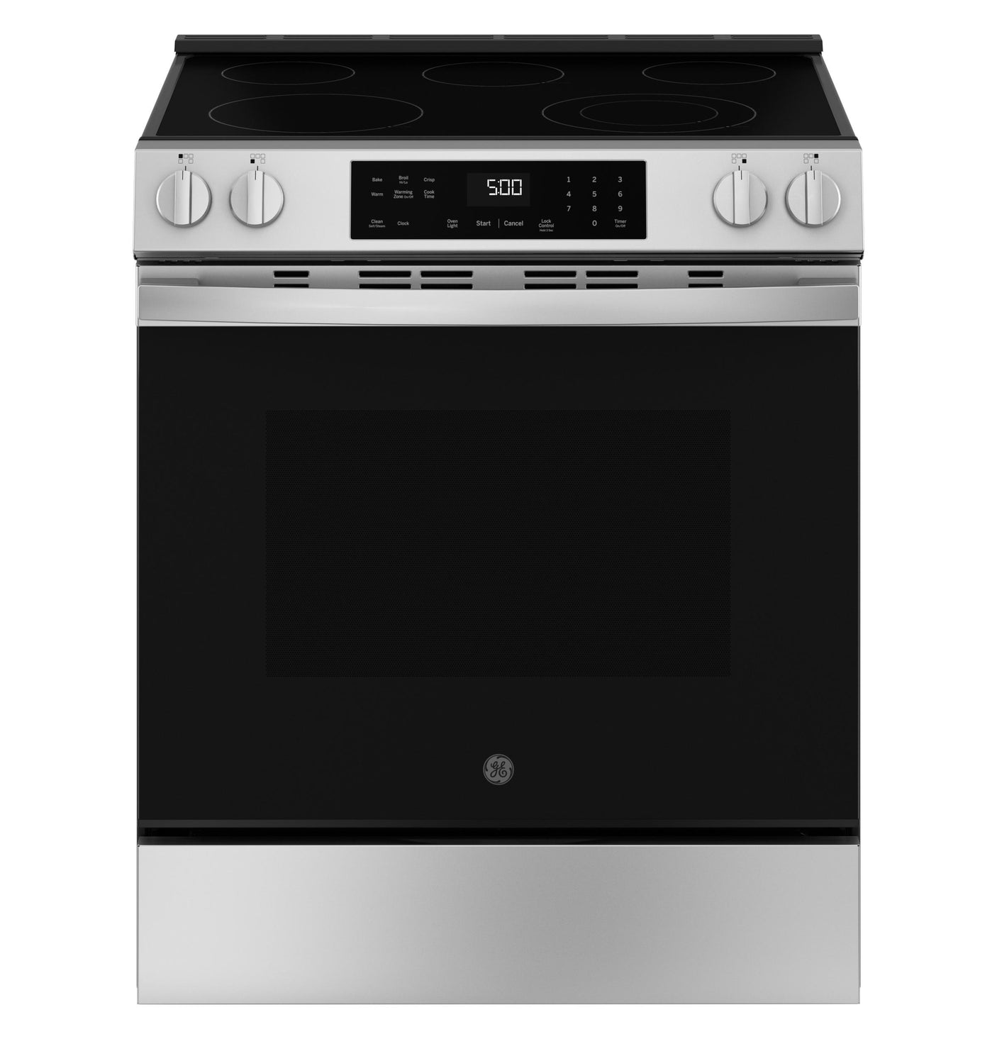 GE® ENERGY STAR® 30" Slide-In Electric Range with Crisp Mode