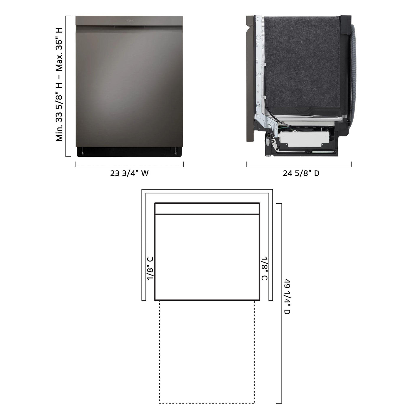 Smart Top Control Dishwasher with QuadWash® Pro, TrueSteam® and Dynamic Dry®