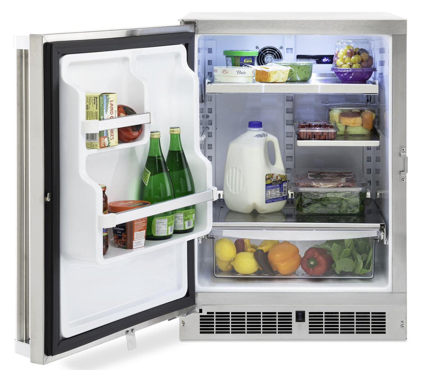 VRUO5241DRSS - 24" Solid Door Outdoor Undercounter Refrigerator