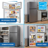 Avanti Frost-Free Apartment Size Garage-Ready Refrigerator, 14.6 cu. ft. Capacity, in Stainless Steel (AVFF146DLJ0SS)