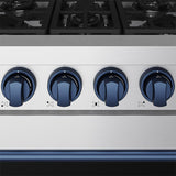 30 Inch Professional Liquid Propane With Precision Knob Control In Stainless Steel/blue