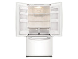 18 cu. ft. Counter Depth French Door Refrigerator in White