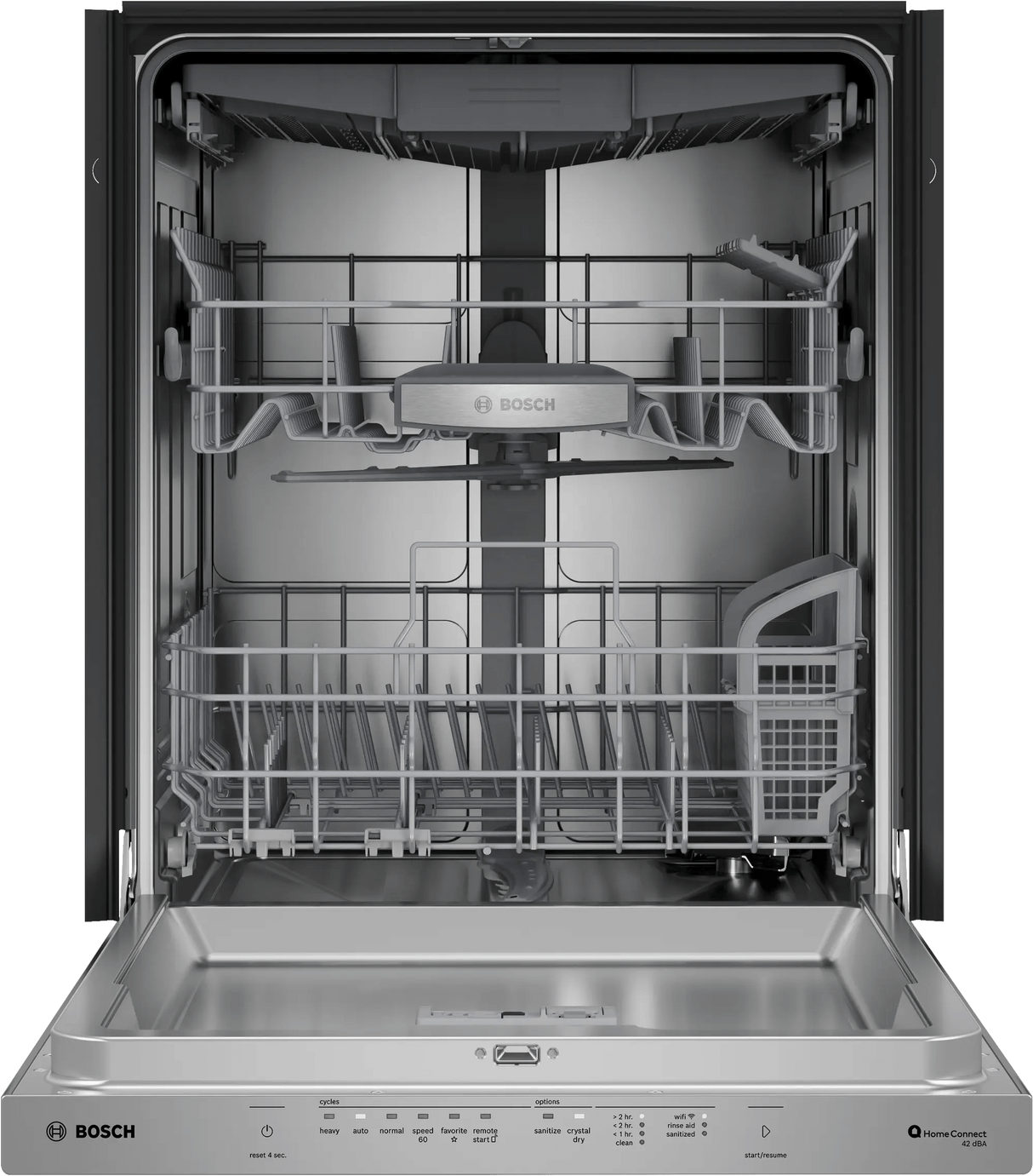 800 Series Dishwasher 24" Stainless Steel Anti-fingerprint