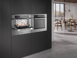 DGC 7770 Clean Touch Steel - 30" Compact Combi-Steam Oven XL for steam cooking, baking, roasting with roast probe + menu cooking.