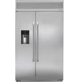 Monogram 48" Smart Built-In Professional Side-by-Side Refrigerator with Dispenser
