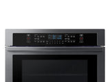 30" Double Wall Oven in Black Stainless Steel
