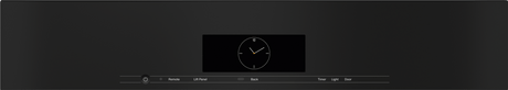 DGC 7880X Obsidian Black - 30" Handleless Combi-Steam Oven XXL for steam cooking, baking, roasting with roast probe + menu cooking.