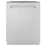 ZLINE 24" Monument Series 3rd Rack Top Touch Control Dishwasher with Stainless Steel Tub, 45dBa (DWMT-24) [Color: Stainless Steel]