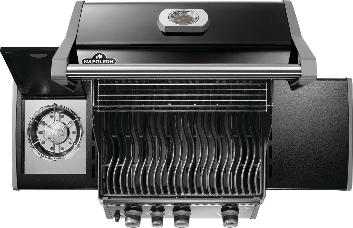 Rogue 425 SB with Range Side Burner , Natural Gas, Black