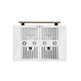 Forno Aria 36 Inch Wall-Mounted Range Hood in White