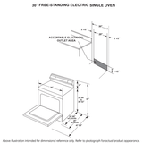 GE® 30" Free-Standing Self-Clean Electric Range